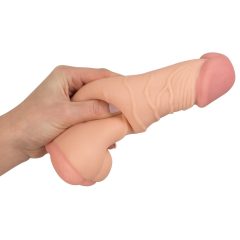   Nature Skin 2in1 - umelý anus a návlek na penis v jednom (telová farba)