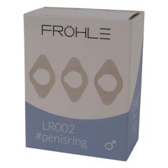   Fröhle LR002 (2,1cm) - súprava lekárskych krúžkov na penis (3ks)