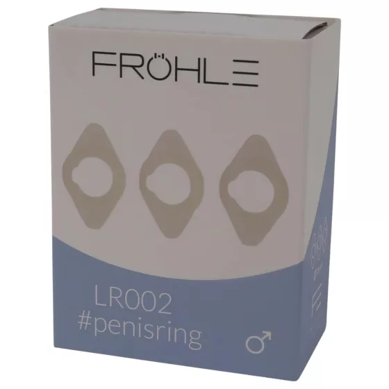 Fröhle - sada lekárskych erekčných krúžkov - 3 ks - 2,1 cm