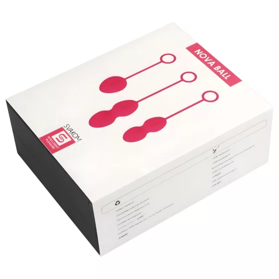 Svakom Nova - guličky pre posilnenie panvového dna - 3 ks - červené