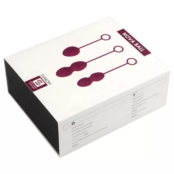 Svakom Nova - guličky pre posilnenie panvového dna - 3 ks - fialové