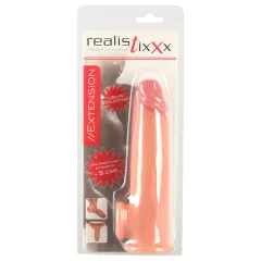   Realistixxx - návlek na penis s krúžkom - predĺženie 19 cm - telová farba