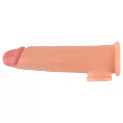   Realistixxx - návlek na penis s krúžkom - predĺženie 19 cm - telová farba