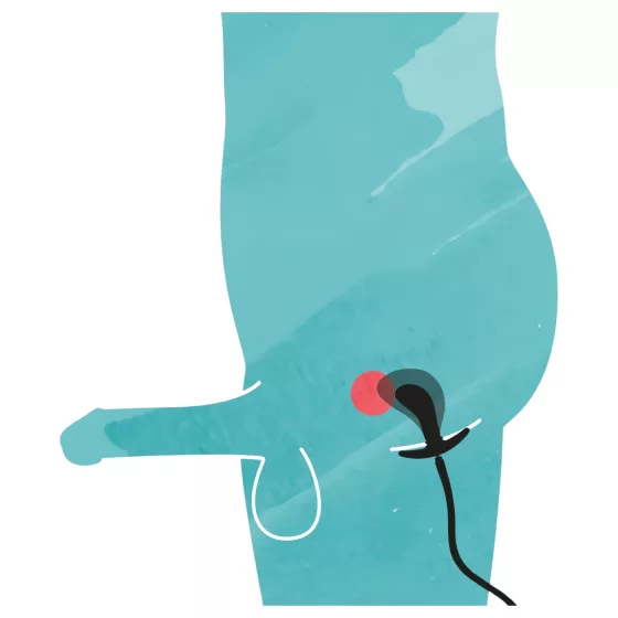 You2Toys - nafukovací análny kolík - čierny