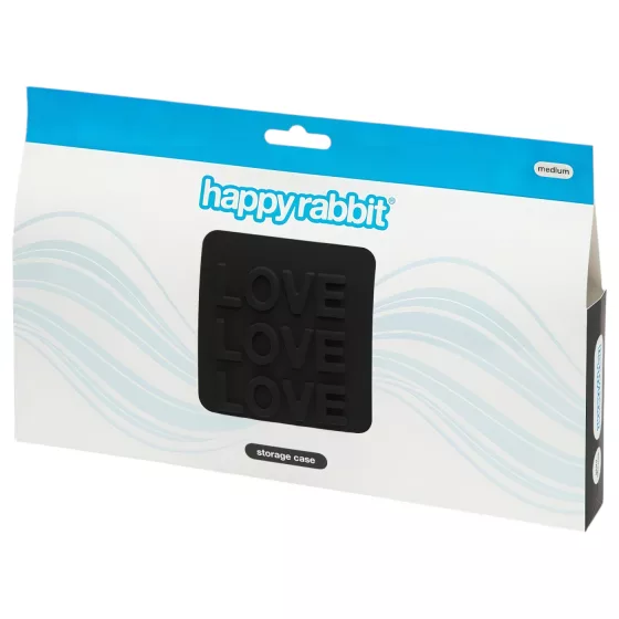 Happyrabbit - sex hračka púzdro - stredné - čierne