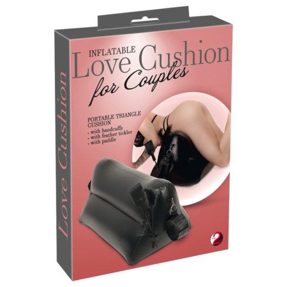 You2Toys Love Cushion - sada nafukovacích sexuálnych vankúšov (čierna)