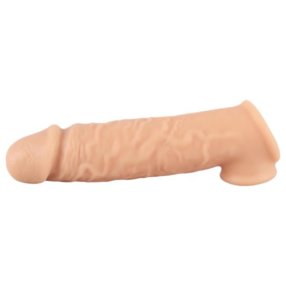 Realistixxx - Krúžkový návlek na penis - 16 cm (prírodný)