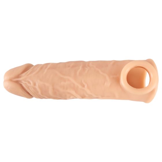 Realistixxx - Krúžkový návlek na penis - 16 cm (prírodný)