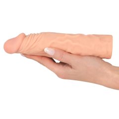   Nature Skin - predlžujúci, zhrubšujúci návlek na penis (19,5cm)