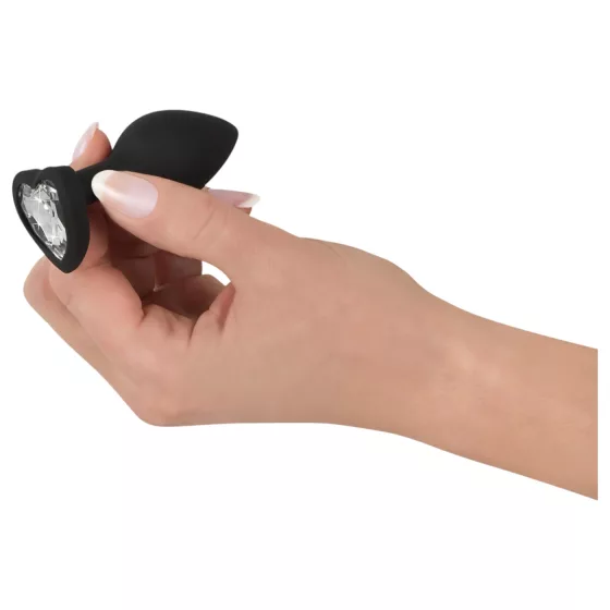 You2Toys - análny kolík - biely kameň - čierny