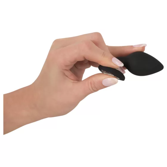 You2Toys - análny kolík - biely kameň - čierny