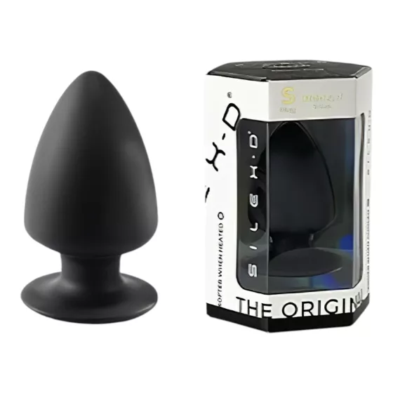 Silexd S - tvarovateľné análne dildo - 9 cm (čierne)