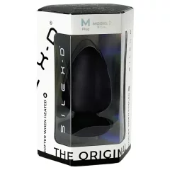 Silexd M - análny kolík ohybný - 11 cm - čierny