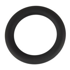   Black Velvet - silikónový krúžok na penis (čierny) - 5 cm