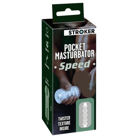 STROKER Speed - masturbátor zadoček - priehľadný