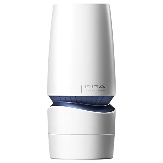TENGA Aero - masturbátor ústa - silné sanie - bielomodrý