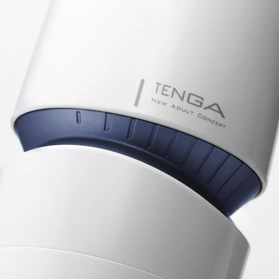 TENGA Aero - masturbátor ústa - silné sanie - bielomodrý