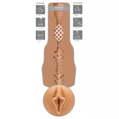   Fleshlight - masturbátor vagína - realistická natúr farba