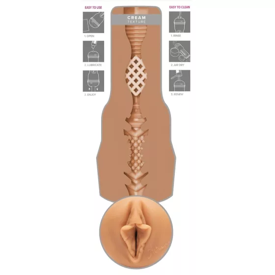 Fleshlight - masturbátor vagína - realistická natúr farba