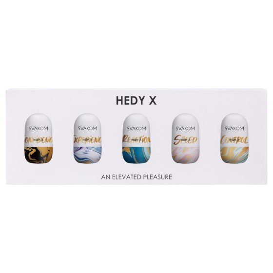 Svakom Hedy X Mixed - sada masturbačných vajíčok (5 ks)