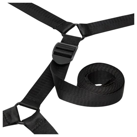 Fifty Shades of Grey - putá set - koža - čierna/červená