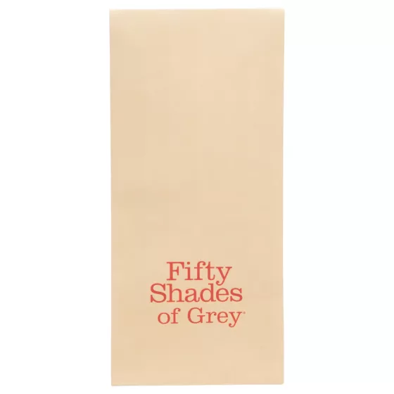 Fifty Shades of Grey - dráždiace pierko - čierna/červená