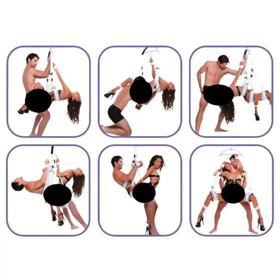 Fetish - BDSM sex hojdačka - biela