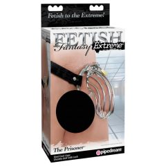   / Fetish The Prisoner - kovová klietka na penis (strieborná)