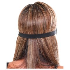   Fetish Deluxe Fantasy - čierna široká, jemná maska na oči