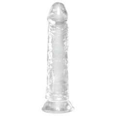 King Cock Clear 8 - prísavný, veľký dildó (20 cm)