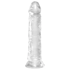 King Cock Clear 8 - priesavkový, veľký dildo (20 cm)