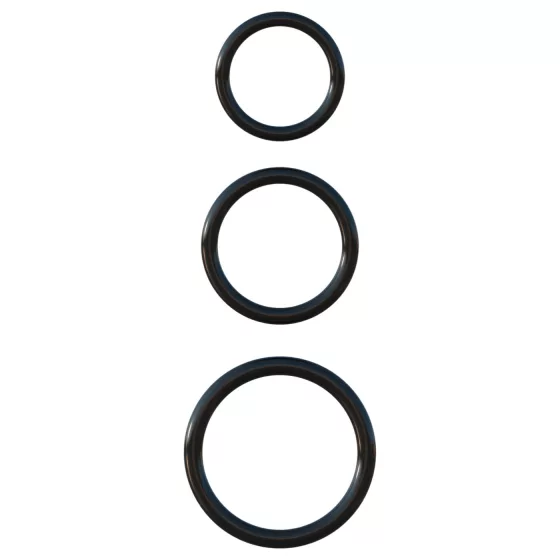 Fantasy C-Ringz - erekčný krúžok sada 3 ks - čierna