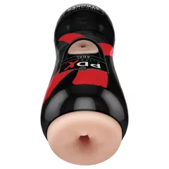   PDX Elite - vibračný análny masturbátor - realistický vzhľad - natur