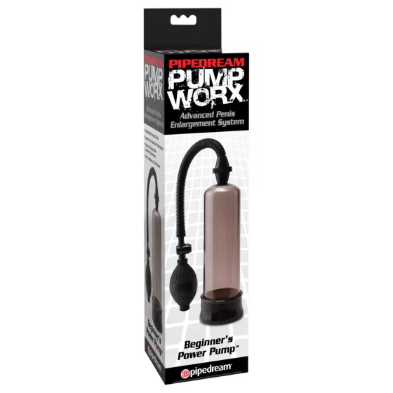 Pipedream - Pump Worx Beginner's - vákuová pumpa na penis (čierna)