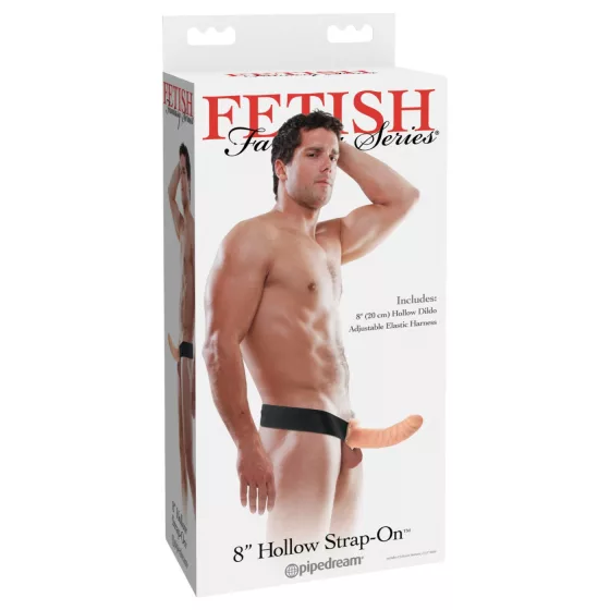 Fetish Fantasy - pripínací dutý dildó (telovej farby)
