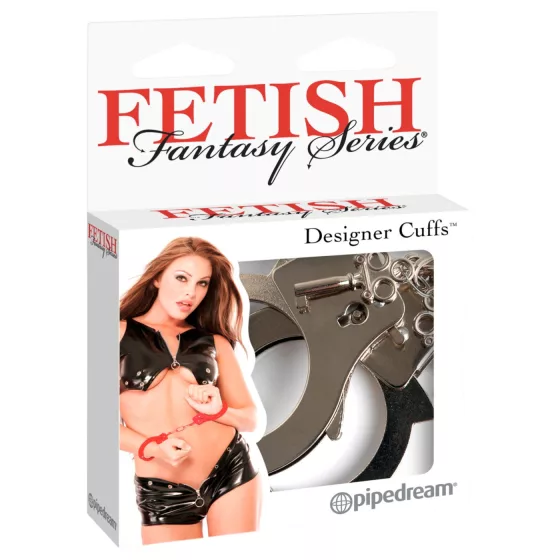 Fetish Fantasy - kovové putá - strieborné