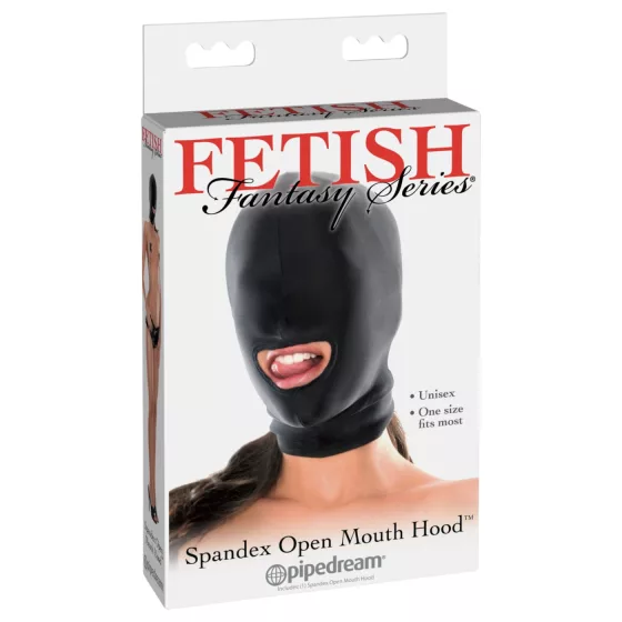 Fetish Fantasy - maska s otvorom na ústa - čierna