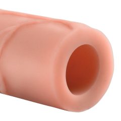   X-TENSION Perfect 1 - realistický návlek na penis (17,7cm) - prírodný