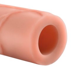   X-TENSION Mega 1 - realistický návlek na penis (17,7cm) - prírodný
