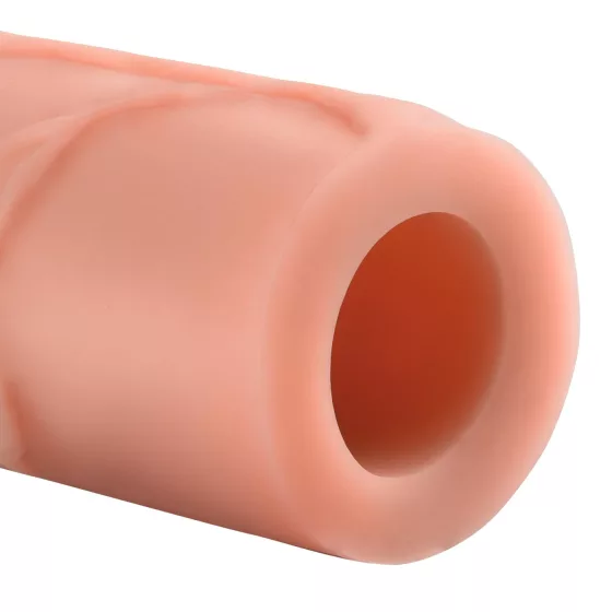 X-TENSION Mega 1 - realistický návlek na penis - 17,7 cm - naturálny