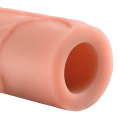   X-TENSION Mega 2 - realistický návlek na penis (20,3cm) - prírodný