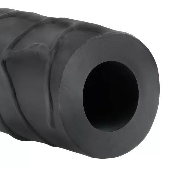 X-TENSION Mega 3 - realistický návlek na penis - čierny - 22,8 cm