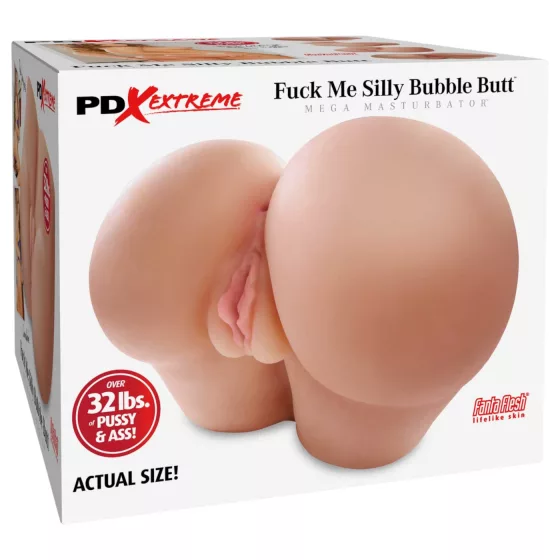 Pipedream - Fuck Me Silly Bubble Butt - masturbátor zadku (telovej farby)