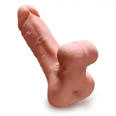   PDX Reach Around - 2v1 umelý zadok a návlek na penis (telovej farby)