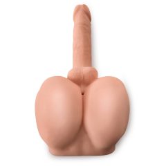   PDX Dirty Talk - realistický masturbátor so stonajúcim penisom (prírodný)