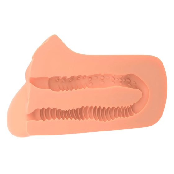 PDX Vyber si svoje potešenie - 2v1 realistický masturbátor (prírodný)