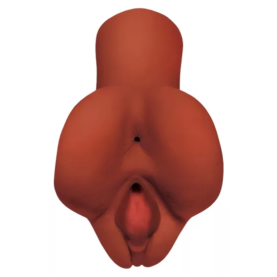 PDX Pick Your Pleasure - 2v1 realistický masturbátor (hnedý)