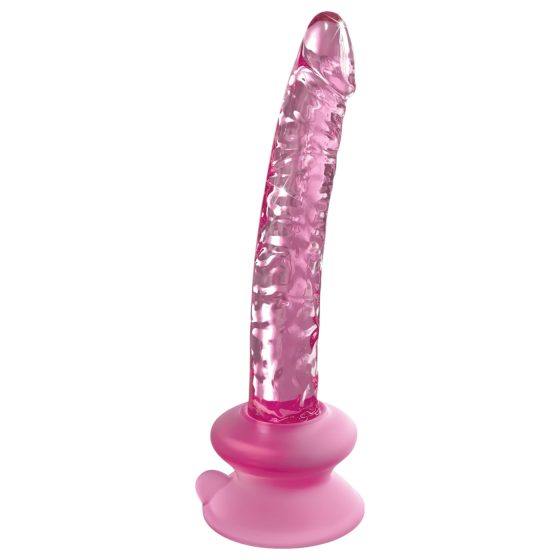 Icicles No. 86 - sklenené dildo s penisom - ružové