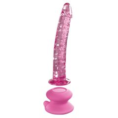 Icicles No. 86 - Penis sklenené dildo (ružové)