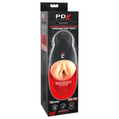   PDX Elite - nabíjateľný masturbátor so saním - umelá vagína